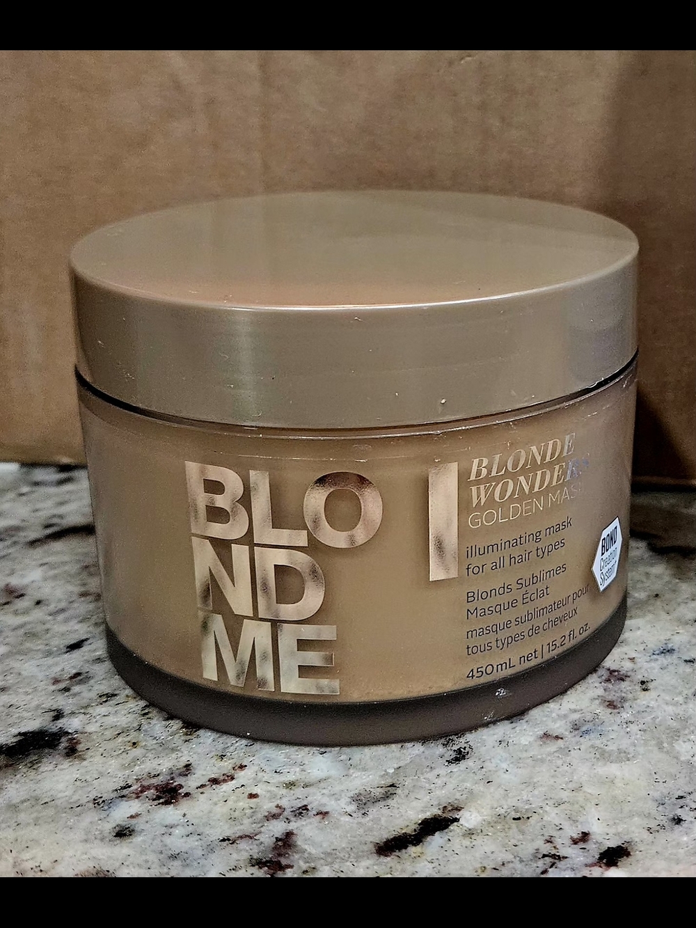 BlondeMe Wonder Golden Mask - Illuminating Hair Mask (Gold)